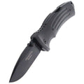Cuchillo plegable Fox Knives marca KUMA mango de acero inoxidable recubierto de titanio 440 G10
