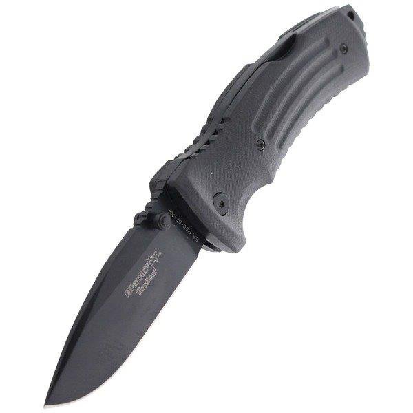 Cuchillo plegable Fox Knives marca KUMA mango de acero inoxidable recubierto de titanio 440 G10