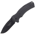 Cuchillo plegable Fox Knives marca KUMA mango de acero inoxidable recubierto de titanio 440 G10