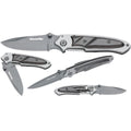 Fox Knives Brand navaja plegable recubierta de titanio inox 440 madera negra