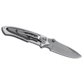 Fox Knives Brand navaja plegable recubierta de titanio inox 440 madera negra