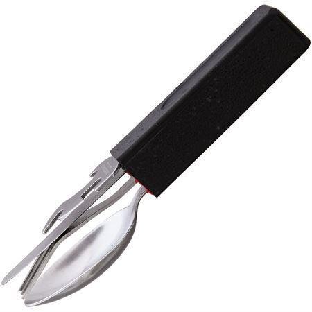 Fox Knives juego de cubiertos de camping acero inoxidable 420C cuchara tenedor cuchillo multicolor - GoMilitar