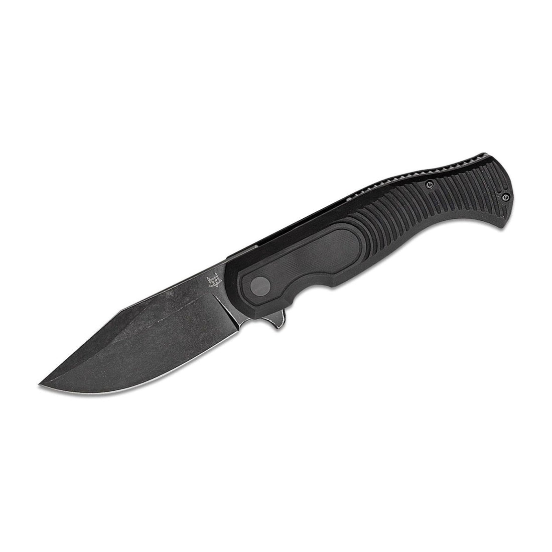 Fox Knives EASTWOOD TIGER Navaja de bolsillo de alta velocidad D2 acero G10 negro táctico