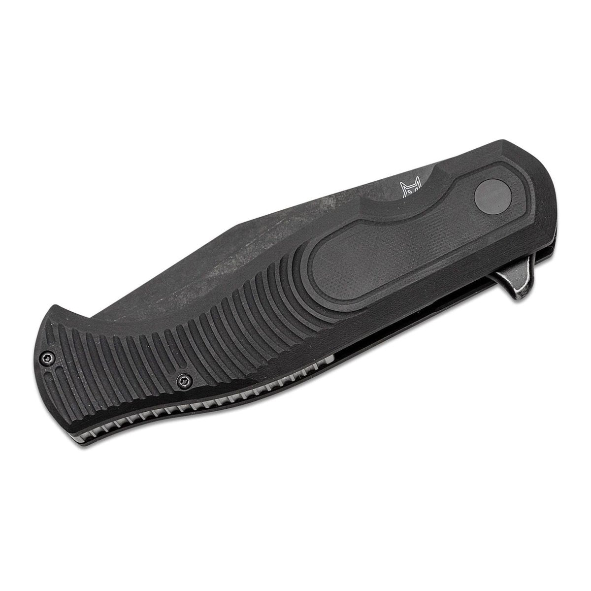 Fox Knives EASTWOOD TIGER Navaja de bolsillo de alta velocidad D2 acero G10 negro táctico