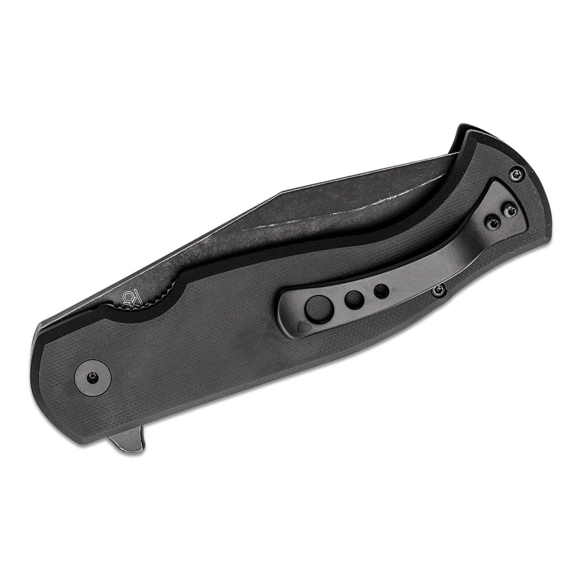 Fox Knives EASTWOOD TIGER Navaja de bolsillo de alta velocidad D2 acero G10 negro táctico