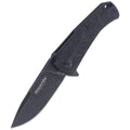 Navaja de bolsillo plegable Fox Knives ECHO 1 negra Idroglider revestimiento lavado a la piedra