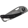 Navaja Fox Knives acero 440 recubierta de titanio negro mango de aluminio