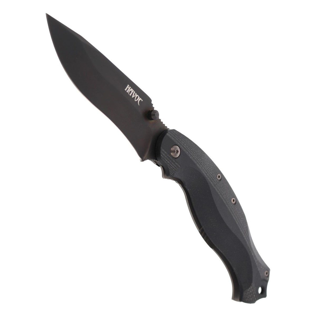 Fox Knives HAVOC cuchillo plegable hoja de punto de caída marco de titanio cerradura acero N690Co