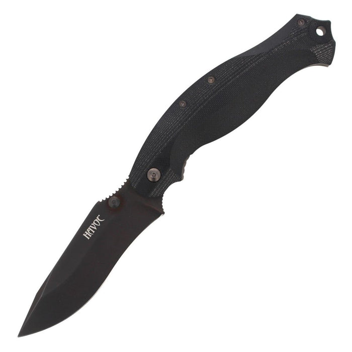 Navaja Fox Knives HAVOC hoja drop point titanio marco bloqueo acero N690Co - GoMilitar