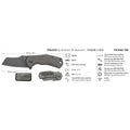 Fox Knives ITALICO navaja de pata de cordero M390 acero táctica compacta plegable