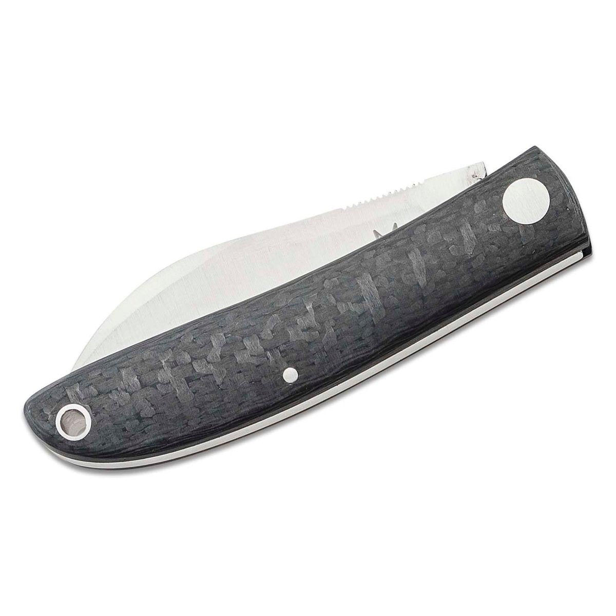 Fox Knives LIVRI Navaja plegable forma Pata de Oveja 61 HRC M390 acero al carbono