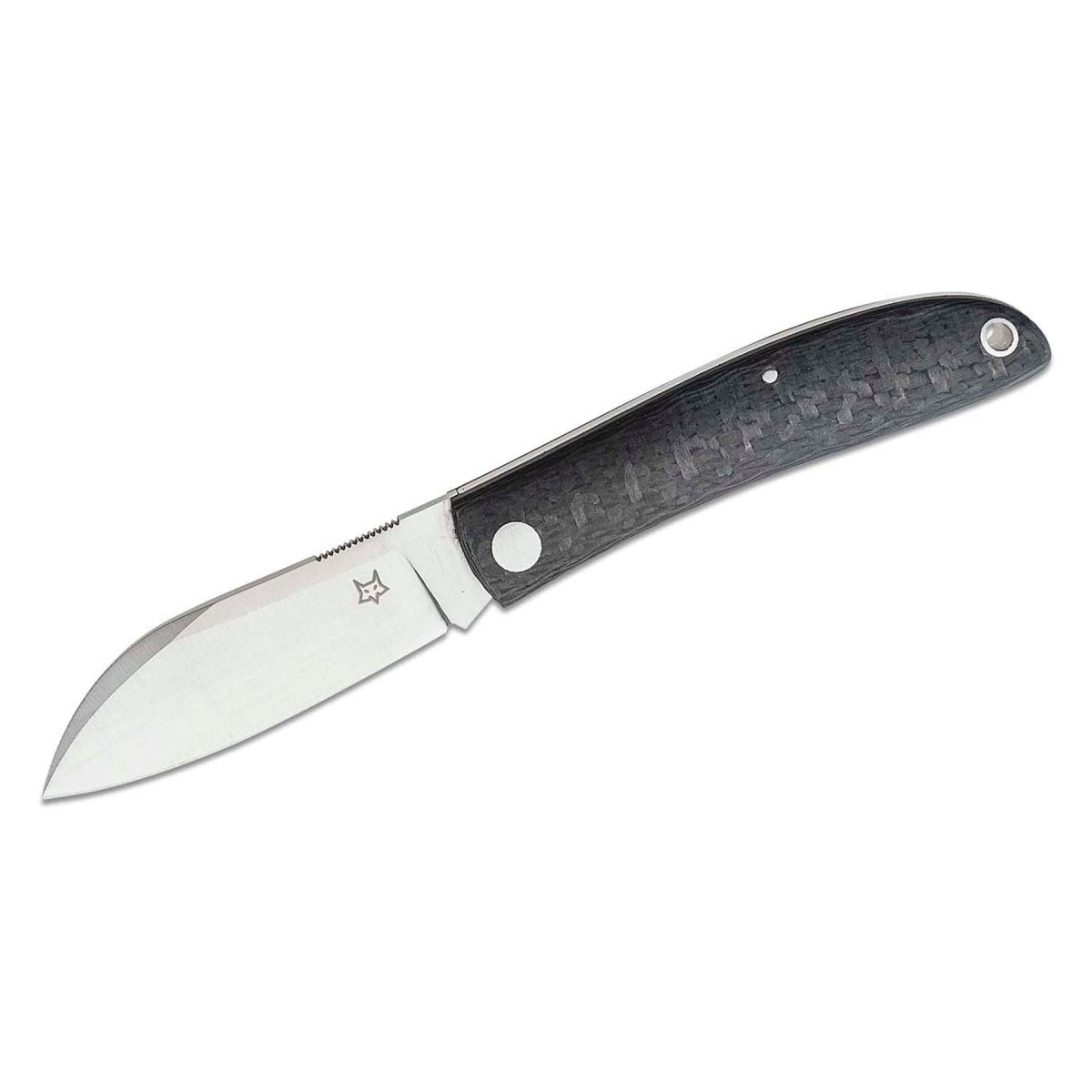 Fox Knives LIVRI Navaja plegable forma Pata de Oveja 61 HRC M390 acero al carbono