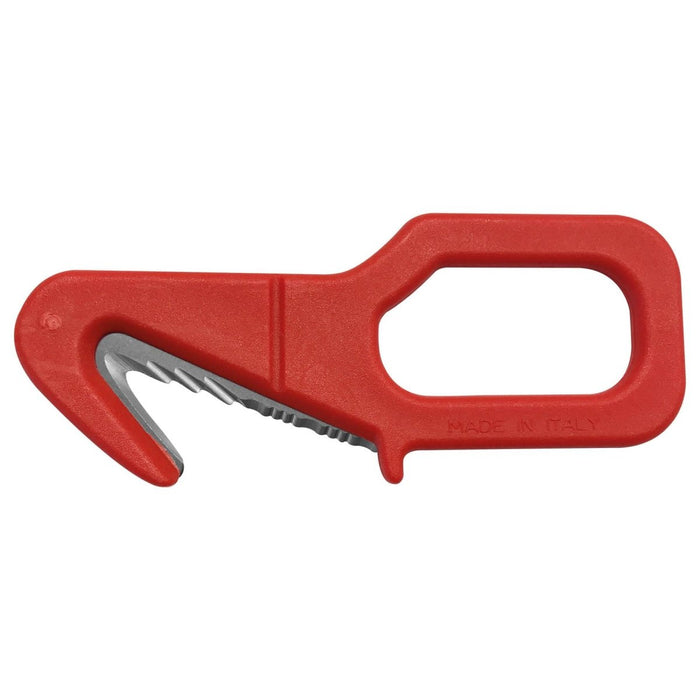 Fox Knives HERRAMIENTA DE RESCATE EMERGENCIA Cuchillo de Seguridad Acero Inoxidable AISI 420 Rojo - GoMilitar