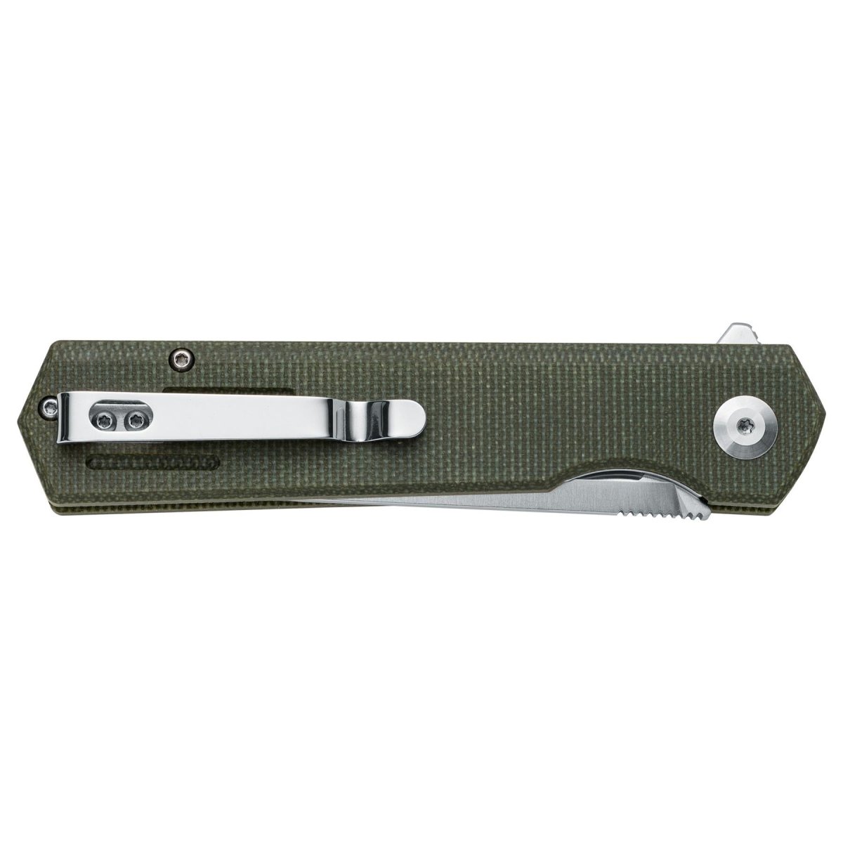 Fox Knives REVOLVER BF-740 OD Navaja Plegable Acero Inoxidable Micarta D2