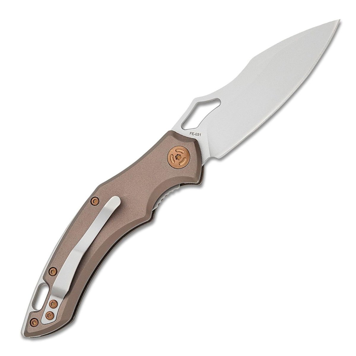 Fox Knives SPARROW Cuchillo de bolsillo plegable Drop Point Acero inoxidable 9Cr13