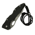Fox Knives Tactical BF-105T cuchillo táctico plegable hoja de acero inoxidable recubierta de titanio negro