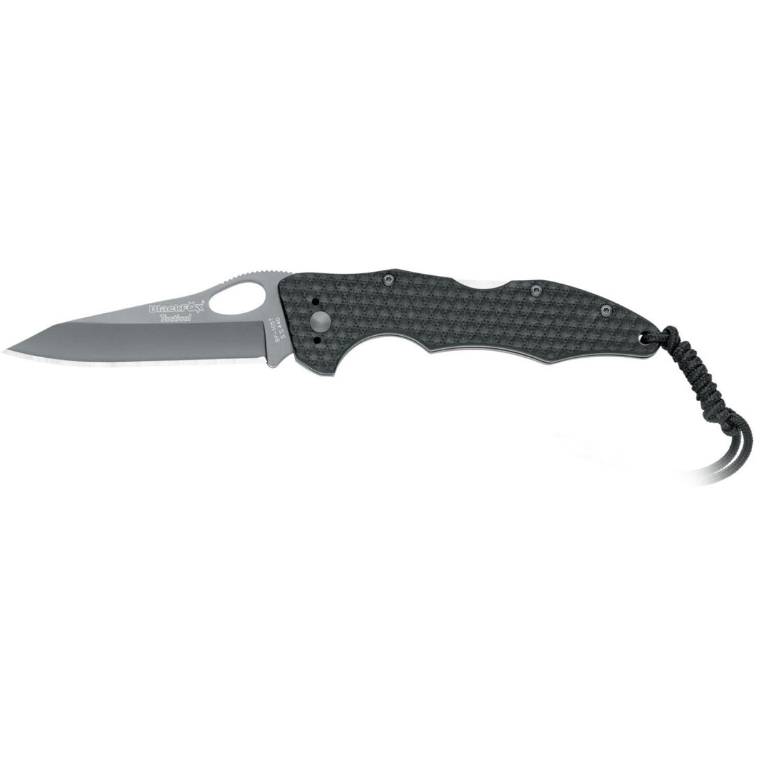Fox Knives Tactical BF-105T cuchillo táctico plegable hoja de acero inoxidable recubierta de titanio negro