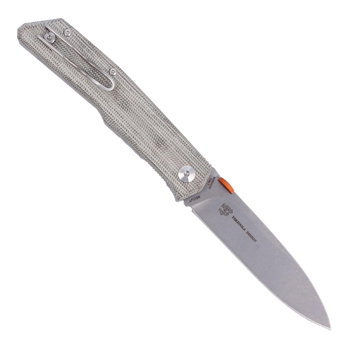 Fox Knives Navaja THE SICILIAN 59HRC BECUT mango de micarta de acero inoxidable