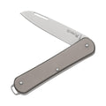 Fox Knives VULPIS Navaja de bolsillo plegable de acero inoxidable M390 con mango de titanio