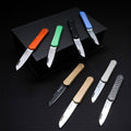 Fox Knives VULPIS Navaja de bolsillo plegable de acero inoxidable M390 con mango de titanio