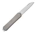 Fox Knives VULPIS Navaja de bolsillo plegable de acero inoxidable M390 con mango de titanio