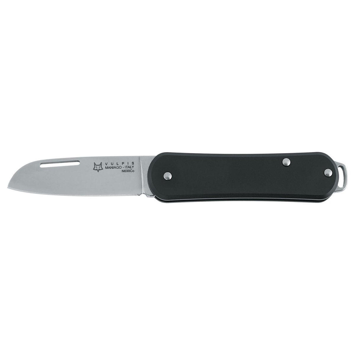 Fox Knives VULPIS FX-VP108 BK Navaja de bolsillo plegable Acero inoxidable N690Co Negro