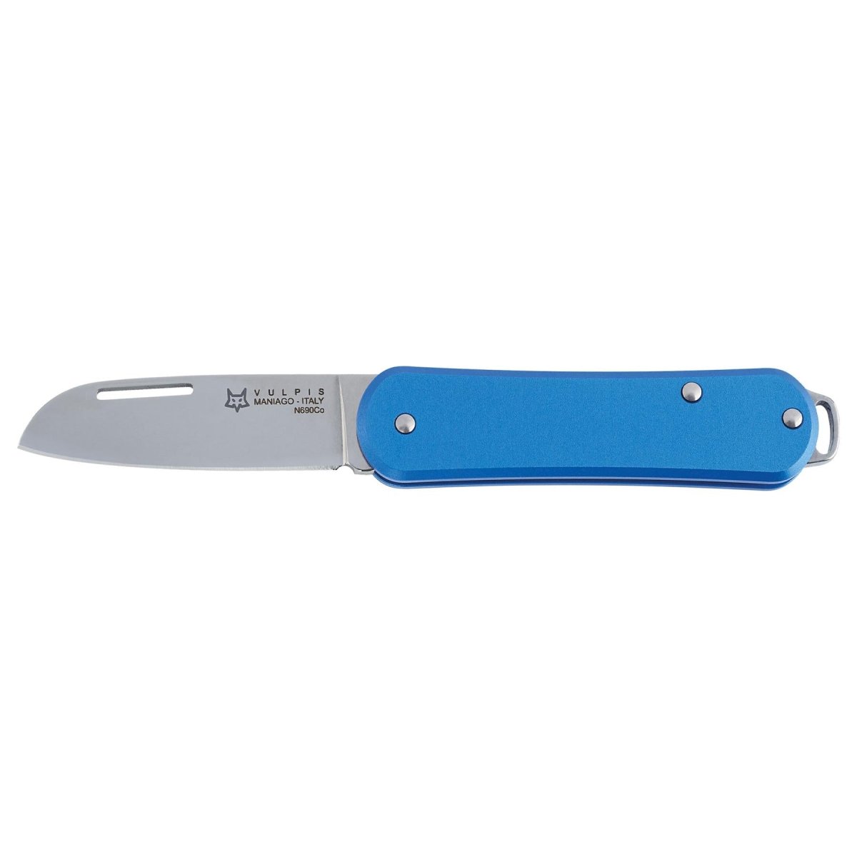 Fox Knives VULPIS FX-VP108 SB Navaja Plegable Acero Inoxidable N690Co Azul