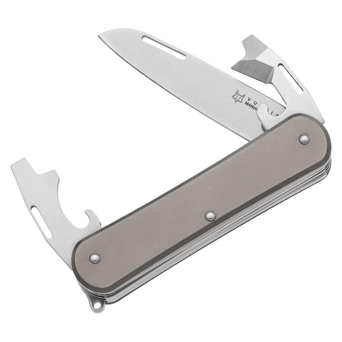 Fox Knives VULPIS FX-VP130-3 TI Navaja Multiherramienta Acero Inoxidable M390 - GoMilitar