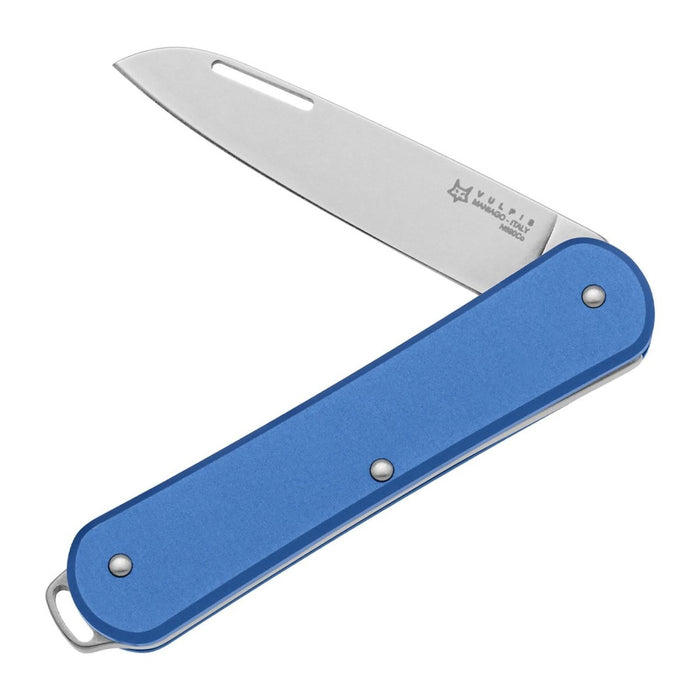 Fox Knives VULPIS FX - VP130 SB Navaja Plegable Acero Inoxidable N690Co Azul - GoMilitar