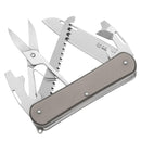 Fox Knives VULPIS FX-VP130-SF5 TI Multi Tool Pocket Knife Stainless Steel M390 - GoMilitar
