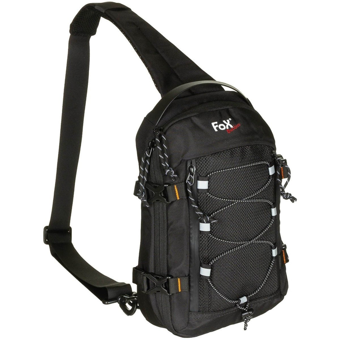 Fox Outdoor Compact Sling Bolso de hombro 5L Correa acolchada Poliéster Negro