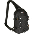 Fox Outdoor Compact Sling Bolso de hombro 5L Correa acolchada Poliéster Negro