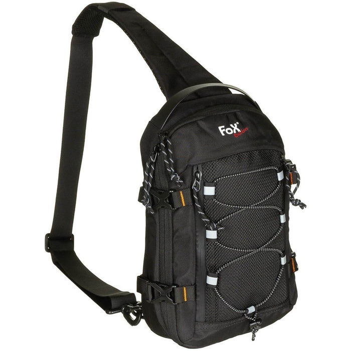 Fox Outdoor Compact Sling Bandolera 5L Correa Acolchada Poliéster Negro - GoMilitar