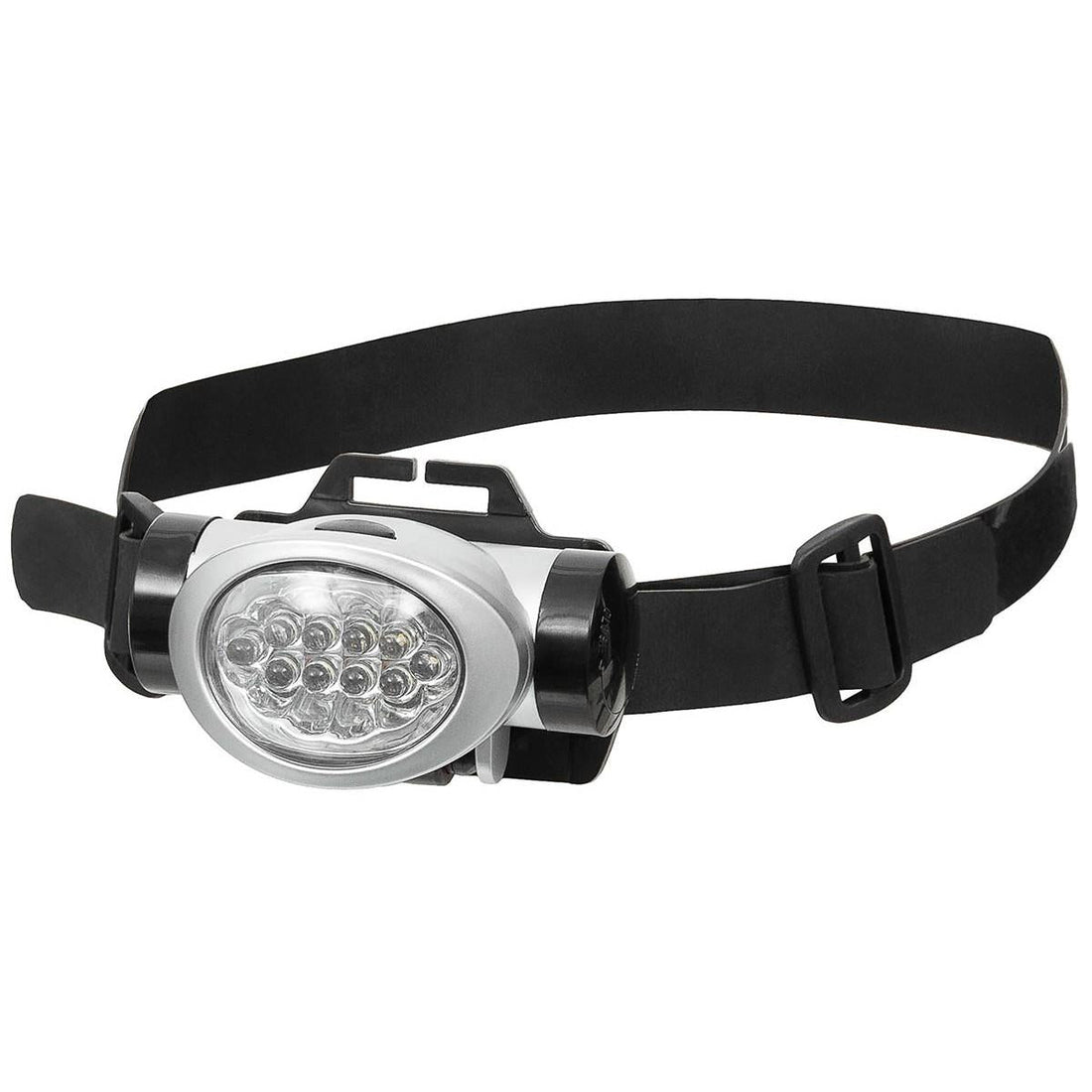 Linterna Frontal Fox Outdoor 8 Blanco 2 LED Rojos Ángulo Regulable A Prueba de Salpicaduras Negro