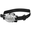 Linterna Frontal Fox Outdoor 8 Blanco 2 LED Rojos Ángulo Regulable A Prueba de Salpicaduras Negro