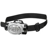 Linterna Frontal Fox Outdoor 8 Blanco 2 LED Rojos Ángulo Regulable A Prueba de Salpicaduras Negro