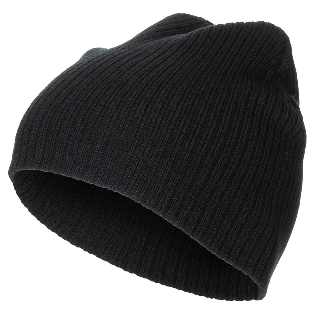 Fox Outdoor Gorro de punto extracorto talla única dos capas acrílico negro