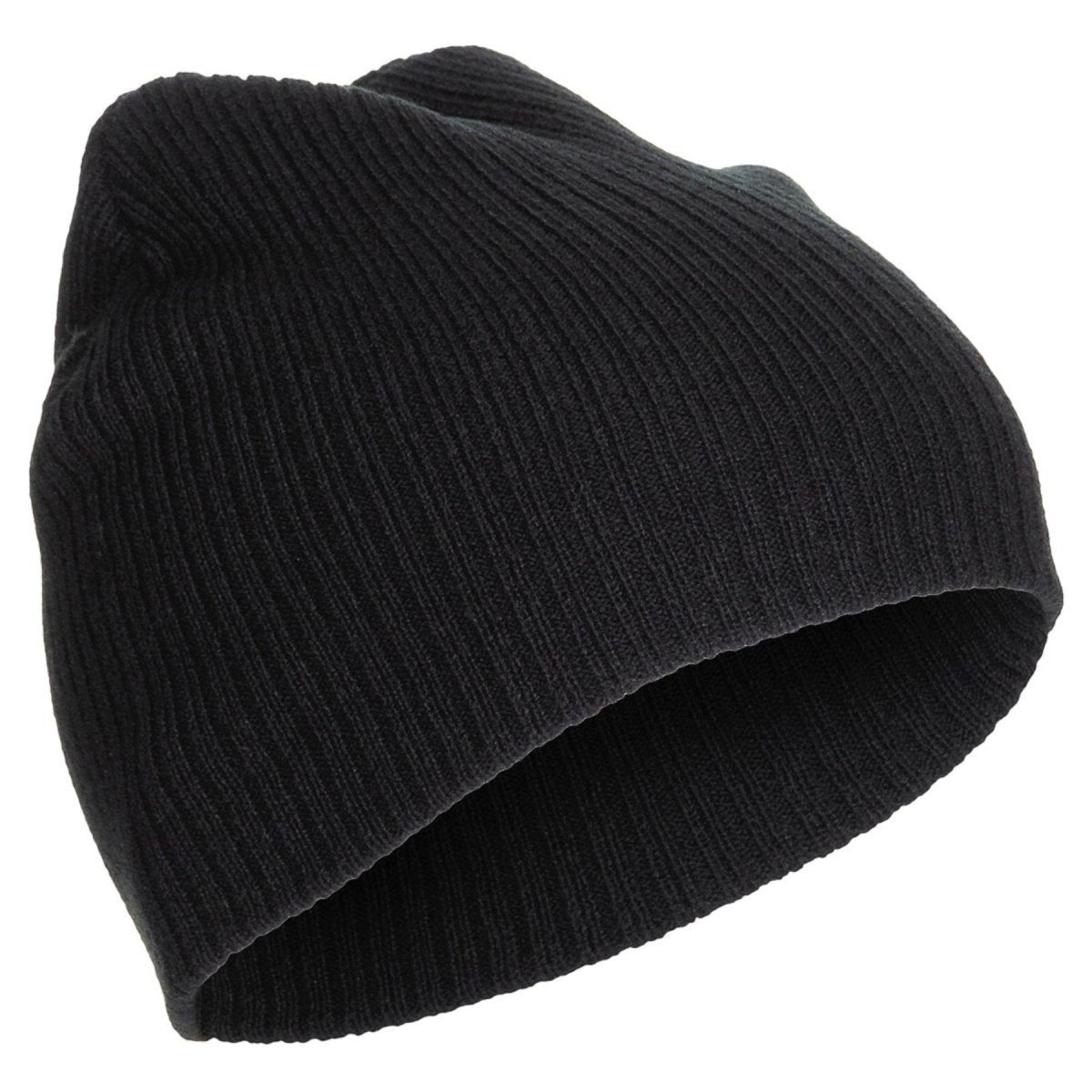 Fox Outdoor Gorro de punto extracorto talla única dos capas acrílico negro