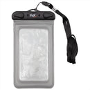 Fox Fox Outdoor Smartphone Bag Transparent Bold Diplo a prueba de agua apretada Negro