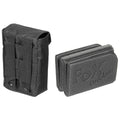 Fox Outdoor Cojín térmico para asiento antideslizante plegable Molle bolsa incluida negro