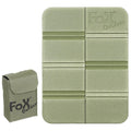 Fox Outdoor Cojín Térmico para Asiento Antideslizante Plegable Bolsa Molle incluida Oliva