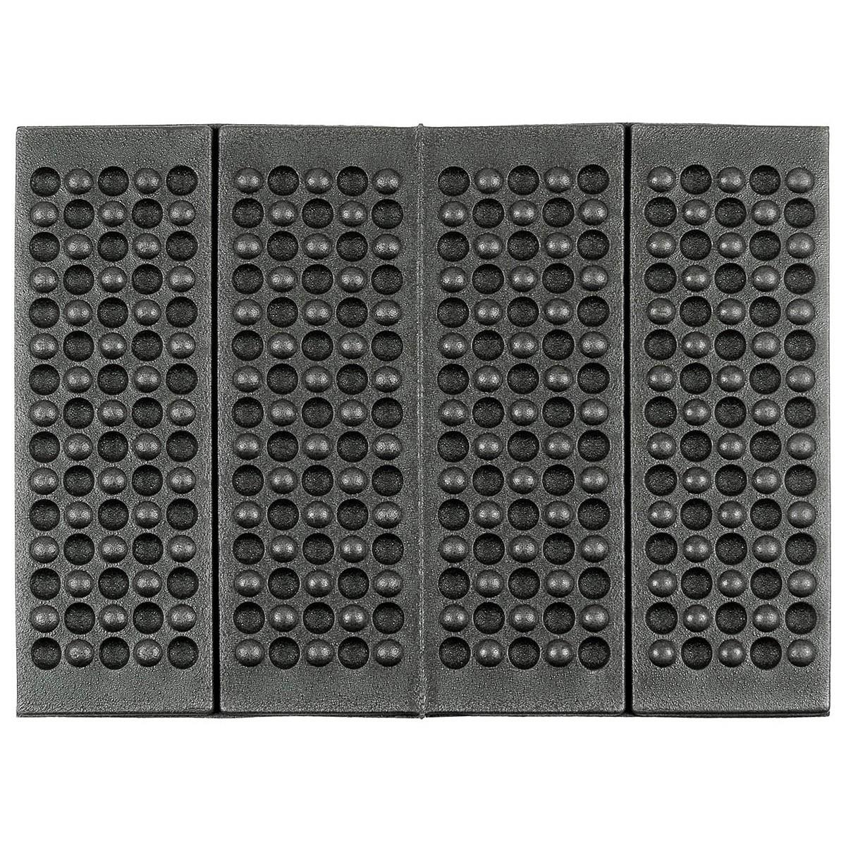 Fox Outdoor - Cojín térmico para asiento plegable, antideslizante, aislante, color negro