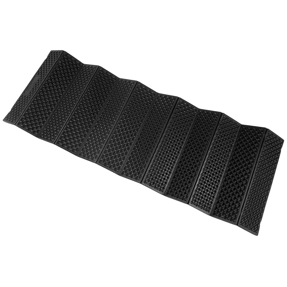 Fox Outdoor - Colchoneta térmica para dormir, plegable, ligera, para acampar, color negro
