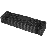 Fox Outdoor - Colchoneta térmica para dormir, plegable, ligera, para acampar, color negro
