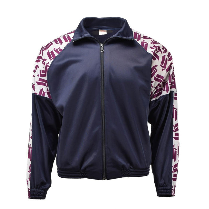Chaqueta deportiva de la escuela militar francesa años 90 retro vintage ropa deportiva de senderismo a rayas - GoMilitar