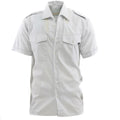 Genuina camisa del ejército austriaco camisa manga corta excedente militar gris nuevo