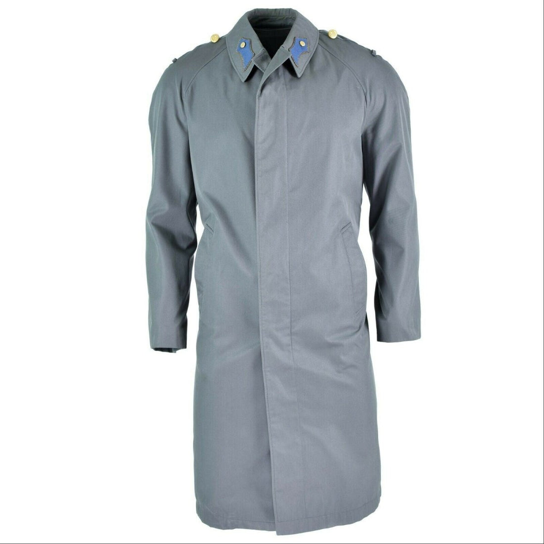 Genuina gabardina del ejército austriaco Problema militar Long Grey Chaqueta