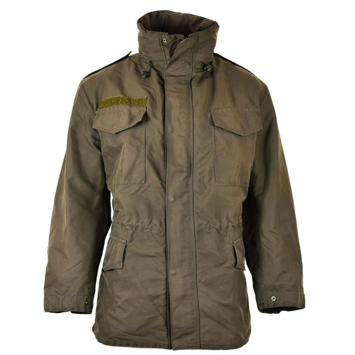 Auténtica chaqueta de combate del ejército austríaco M65 Parka militar GoreTex verde oliva impermeable - GoMilitar