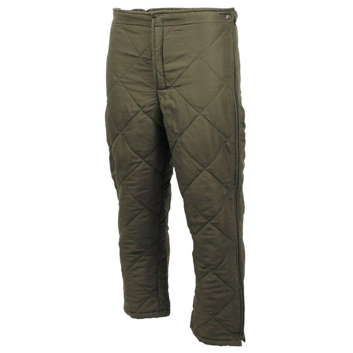 Forros de pantalones genuinos del ejército austriaco Leggings de pantalones térmicos verde oliva más cálidos - GoMilitar