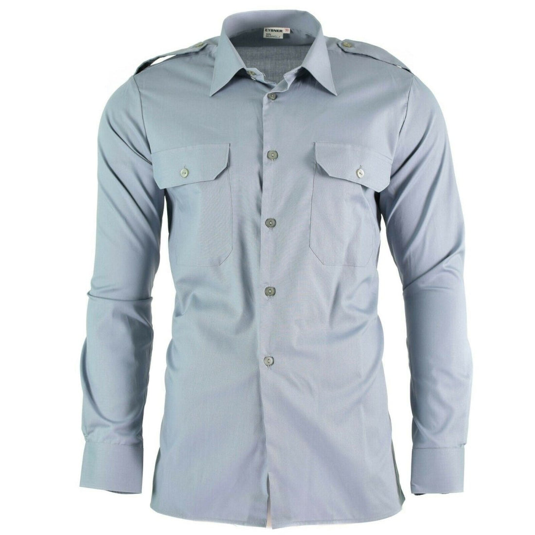 Genuina camisa del ejército austriaco servicio militar gris manga de manga larga bdu nuevo